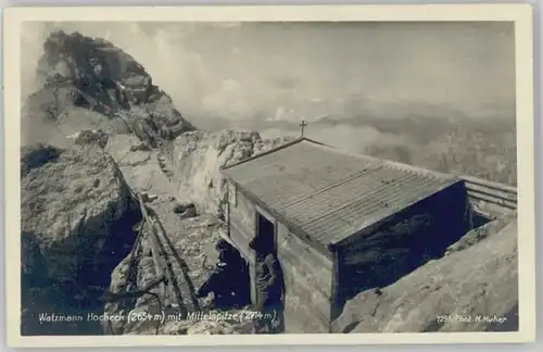 Ramsau Berchtesgaden Watzmann Mittelspitze o 1927