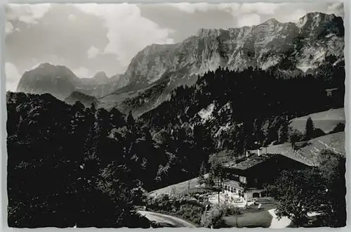 Ramsau Berchtesgaden Ramsau Berchtesgaden Cafe Marxen ungelaufen ca. 1955 / Ramsau b.Berchtesgaden /Berchtesgadener Land LKR