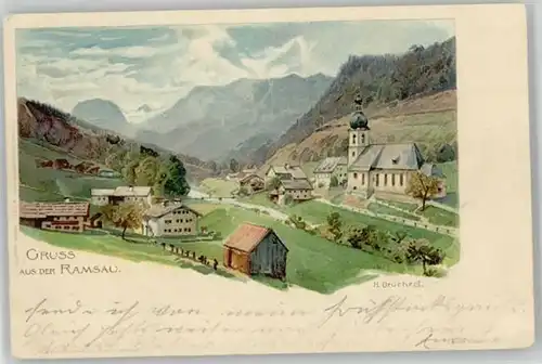 Ramsau KuenstlerH. Deuchert x 1900