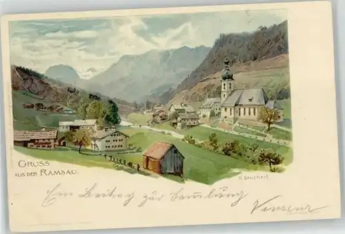 Ramsau KuenstlerH. Deuchert x 1898