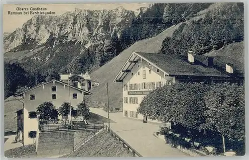 Ramsau Berchtesgaden Ramsau Berchtesgaden Oberes Gasthaus ungelaufen ca. 1910 / Ramsau b.Berchtesgaden /Berchtesgadener Land LKR