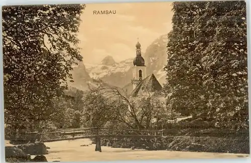Ramsau Berchtesgaden Ramsau  ungelaufen ca. 1910 / Ramsau b.Berchtesgaden /Berchtesgadener Land LKR