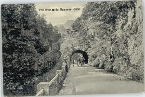 Ramsau Ramsauerstrasse Felsentor x 1925