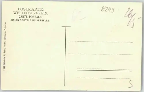 Ramsau Berchtesgaden Ramsau Berchtesgaden  ungelaufen ca. 1910 / Ramsau b.Berchtesgaden /Berchtesgadener Land LKR