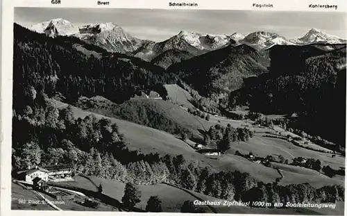 Ramsau [Stempelabschlag] Gasthaus Zipfhaeusl x 1935