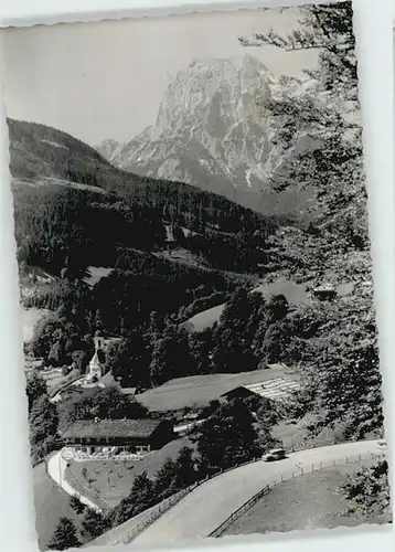 Ramsau Berchtesgaden Ramsau Deutsche Alpenstrasse ungelaufen ca. 1955 / Ramsau b.Berchtesgaden /Berchtesgadener Land LKR