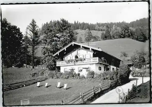 Ramsau Berchtesgaden Haus Reiteben o 1964