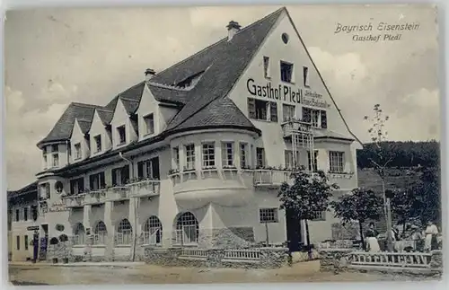 Bayerisch Eisenstein Gasthof Piedl x 1916
