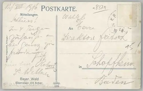 Bayerisch Eisenstein  x 1916