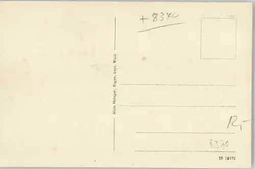 Regen Regen Ruine Weissenstein ungelaufen ca. 1920 / Regen /Regen LKR