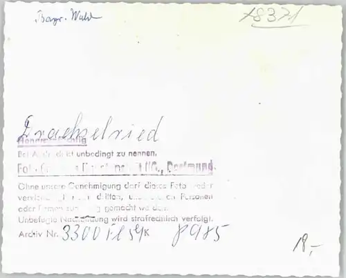 Regen Drachselried Fliegeraufnahme o 1959