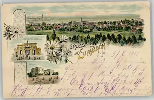 Simbach Inn  x 1901