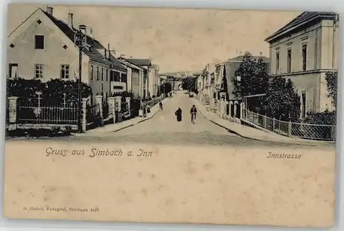 Simbach Inn Simbach Inn  ungelaufen ca. 1900 / Simbach a.Inn /Rottal-Inn LKR