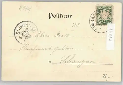 Simbach Inn Simbach Inn Innbruecke x 1898 / Simbach a.Inn /Rottal-Inn LKR