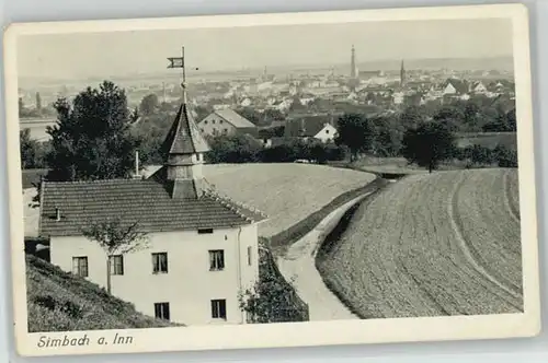 Simbach Inn Simbach Inn  ungelaufen ca. 1920 / Simbach a.Inn /Rottal-Inn LKR