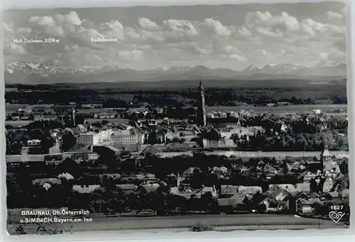 Simbach Inn Simbach Inn Braunau oesterreich ungelaufen ca. 1955 / Simbach a.Inn /Rottal-Inn LKR