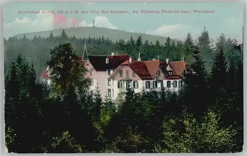 Buehlertal Buehlertal Kurhaus Sand * / Buehlertal /Rastatt LKR