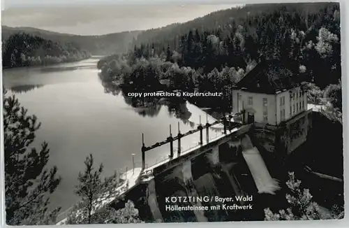 Koetzting Hoellensteinsee Kraftwerk x 1962