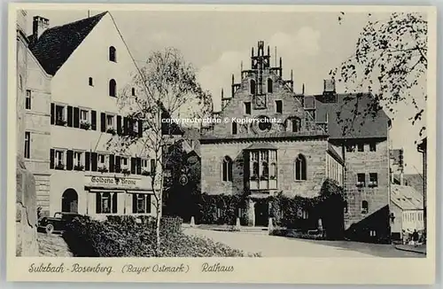 Sulzbach-Rosenberg Rathaus * 1930