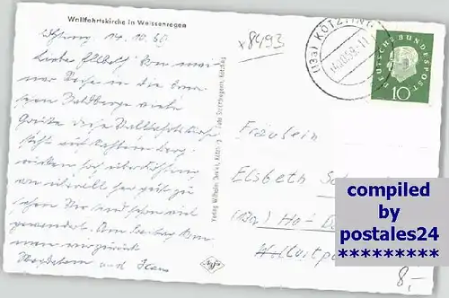 Koetzting Kirche Weissenregen x 1959