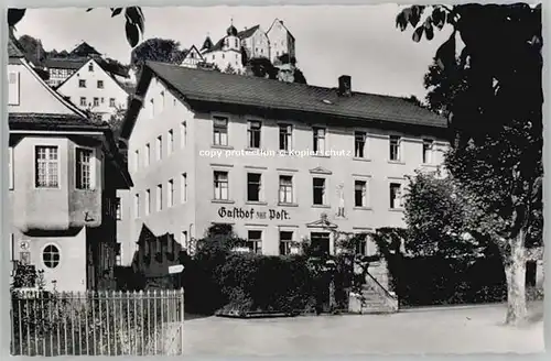 Egloffstein Egloffstein Gasthof zur Post ungelaufen ca. 1955 / Egloffstein /Forchheim LKR