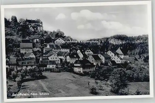 Egloffstein Egloffstein  ungelaufen ca. 1955 / Egloffstein /Forchheim LKR