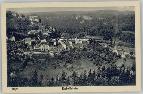 Egloffstein Egloffstein  ungelaufen ca. 1920 / Egloffstein /Forchheim LKR