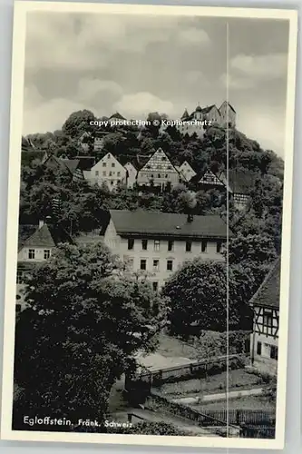 Egloffstein Egloffstein  ungelaufen ca. 1955 / Egloffstein /Forchheim LKR