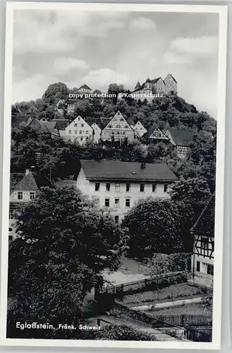 Egloffstein Egloffstein  ungelaufen ca. 1955 / Egloffstein /Forchheim LKR