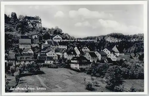 Egloffstein Egloffstein  ungelaufen ca. 1955 / Egloffstein /Forchheim LKR