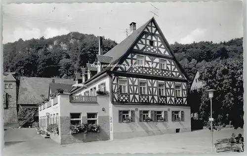 Streitberg Oberfranken Gasthaus Schuetz o 1964