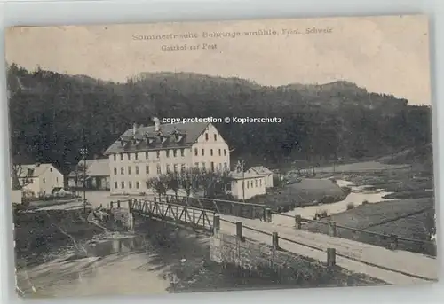 Behringersmuehle Behringersmuehle Gasthof zur Post ungelaufen ca. 1910 / Goessweinstein /Forchheim LKR