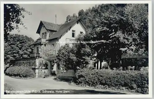Behringersmuehle Hotel Stern * 1955