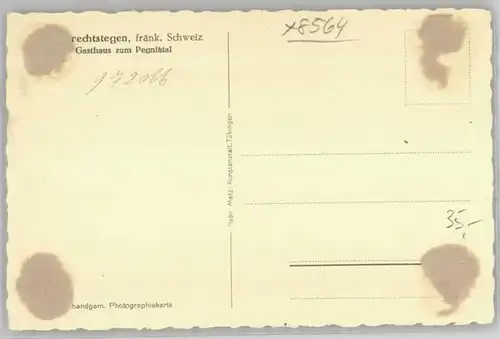 Rupprechtstegen Rupprechtstegen Gasthaus zum Pegnitzthal * 1930 / Hartenstein /Nuernberger Land LKR