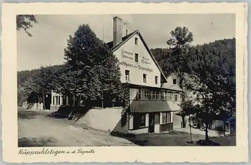 Rupprechtstegen Rupprechtstegen Gasthaus zum Pegnitzthal * 1930 / Hartenstein /Nuernberger Land LKR