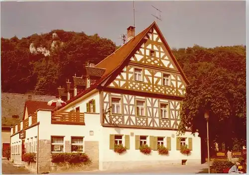Streitberg Oberfranken Gaststaette Schwarzer Adler * 1977