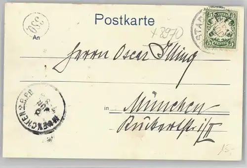 Immenstadt Allgaeu Immenstadt Zollbruecke x 1901 / Immenstadt i.Allgaeu /Oberallgaeu LKR