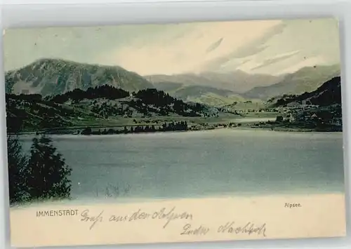 Immenstadt Allgaeu Immenstadt Alpsee x 1904 / Immenstadt i.Allgaeu /Oberallgaeu LKR