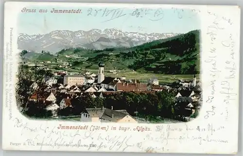 Immenstadt Allgaeu Immenstadt  x 1900 / Immenstadt i.Allgaeu /Oberallgaeu LKR