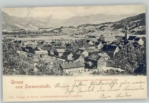 Immenstadt Allgaeu Immenstadt  x 1898 / Immenstadt i.Allgaeu /Oberallgaeu LKR