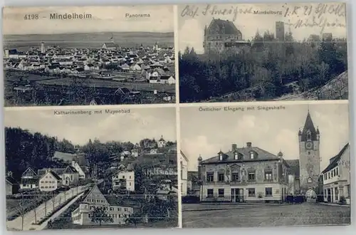 Mindelheim Katharinenberg Mayenbad Siegeshalle Mindelburg x