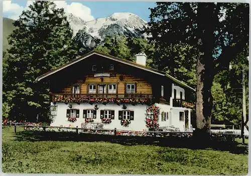 Ramsau Berchtesgaden Gaestehaus Waldrast o 1968