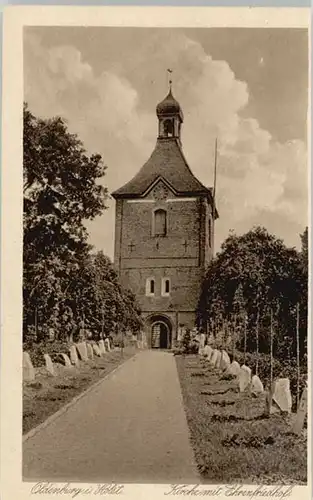 Oldenburg Niedersachsen Ehrenfriedhof Kirche * / Oldenburg (Oldenburg) /Oldenburg  Stadtkreis