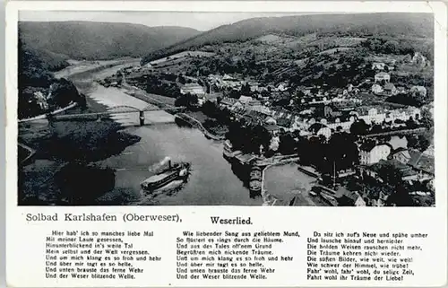 Bad Karlshafen Weserlied x