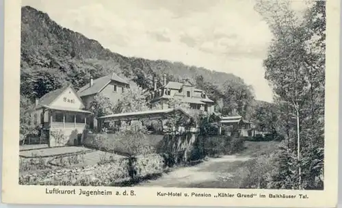 Jugenheim Hotel Pension Kuehler Grund *