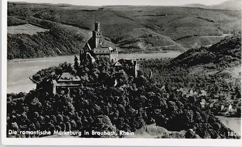 Braubach Rhein Braubach Marksburg * / Braubach /Rhein-Lahn-Kreis LKR