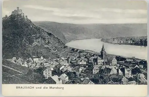Braubach Rhein Braubach Marxburg * / Braubach /Rhein-Lahn-Kreis LKR