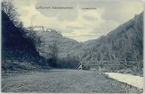Manderscheid Eifel Manderscheid Lieserbruecke * / Manderscheid /Bernkastel-Wittlich LKR
