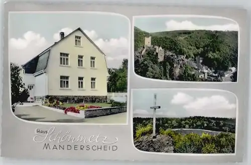 Manderscheid Eifel Manderscheid Haus Schoenmetz x / Manderscheid /Bernkastel-Wittlich LKR