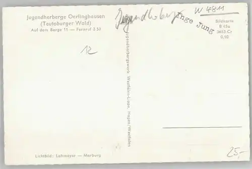 Oerlinghausen Oerlinghausen Jugendherberge * / Oerlinghausen /Lippe LKR